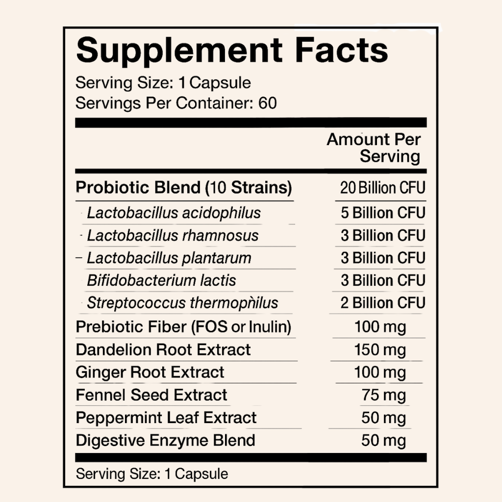 NutraCaps BloatAway – 60 Capsules | Bloat Relief, Gut Health, Digestive Enzymes & Probiotics